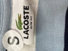 LACOSTE POLO SHIRT STRIPED NAVY LIGHT BLUE ΑΝΤΡΙΚΟ PRE OWNED S
