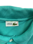 LACOSTE Polo con logo vintage verde da uomo L