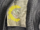 LACOSTE ΠΟΥΚΑΜΙΣΟ ΡΙΓΕ LOGO ΜΠΛΕ/ΚΙΤΡΙΝΟ UNISEX L