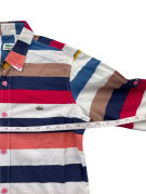 LACOSTE ΠΟΥΚΑΜΙΣΟ ΡΙΓΕ ΠΟΛΥΧΡΩΜΟ UNISEX PRE OWNED M