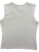 Lacoste Sleeveless Top Classic Crocodile Logo Μπεζ Γυναικείο XS