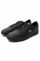 LACOSTE SNEAKERS MINIMAL BLACK UNISEX PRE OWNED EU44.5