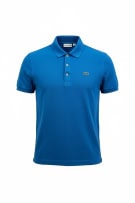 LACOSTE SPORT POLO SHIRT SLIM FIT CROCODILE LOGO BLUE MALE L