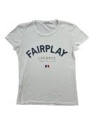 LACOSTE T-SHIRT "FAIRPLAY" SAILING GEAR ΛΕΥΚΟ ΓΥΝΑΙΚΕΙΟ XS