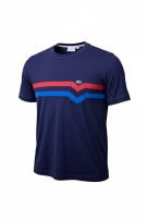 LACOSTE T SHIRT SPORTSWEAR BLU NAVY UOMO PRE OWNED XL