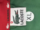 LACOSTE TRACK JACKET RETRO ΠΡΑΣΙΝΟ ΚΟΚΚΙΝΟ ΑΝΤΡΙΚΟ PRE OWNED XL