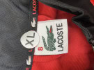 LACOSTE TRACK JACKET SPORTSWEAR RED MEN PRE OWNED XL