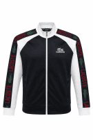 LACOSTE TRACK JACKET SPORTY BLACK WHITE ΑΝΤΡΙΚΟ PRE OWNED L