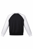 LACOSTE TRACK JACKET SPORTY NERO BIANCO UOMO PRE OWNED L