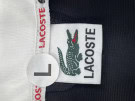 LACOSTE TRACK JACKET SPORTY NERO BIANCO UOMO PRE OWNED L
