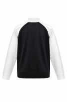 LACOSTE TRACK JACKET SPORTY BLACK WHITE UOMO PRE OWNED XL