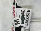 LACOSTE TRACK JACKET SPORTY BLACK WHITE MEN PRE OWNED M