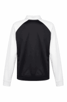 LACOSTE TRACK JACKET SPORTY BLACK WHITE MEN PRE OWNED M