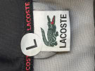 LACOSTE TRACK JACKET SPORTY GREY BLACK MEN PRE OWNED L