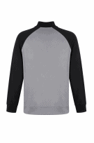LACOSTE TRACK JACKET SPORTY GREY BLACK MEN PRE OWNED L