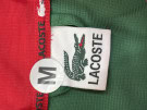 LACOSTE TRACK JACKET STREETWEAR GREEN RED MEN PRE OWNED M