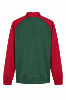 LACOSTE TRACK JACKET SPORTY VERDE ROSSO UOMO PRE OWNED L