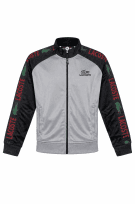 LACOSTE TRACK JACKET SPORTY GREY AND BLACK ΑΝΤΡΙΚΟ PRE OWNED M