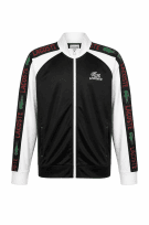 LACOSTE TRACK JACKET SPORTIVO NERO UOMO PRE OWNED XXL