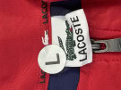 LACOSTE TRACK JACKET SPORTY NAVY ΚΟΚΚΙΝΟ ΑΝΤΡΙΚΟ PRE OWNED L