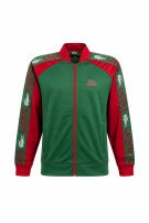 LACOSTE TRACK JACKET SPORTY VERDE ROSSO UOMO PRE OWNED XL