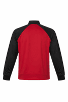 LACOSTE TRACK JACKET SPORTY RED BLACK MENS PRE OWNED M