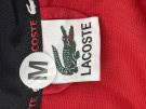 LACOSTE TRACK JACKET SPORTY RED BLACK MENS PRE OWNED M