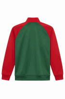 LACOSTE TRACK JACKET SPORTY RED GREEN UOMO PRE OWNED M