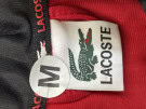 LACOSTE TRACK JACKET STREETWEAR ROSSO UOMO PRE OWNED M