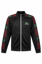 LACOSTE TRACK JACKET STREETWEAR NERO UOMO PRE OWNED L