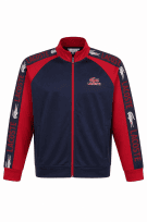 LACOSTE TRACK JACKET STREETWEAR NAVY RED ΑΝΤΡΙΚΟ PRE OWNED L