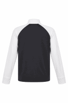 LACOSTE TRACK JACKET STRETCH BLACK WHITE MEN PRE OWNED L