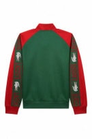 LACOSTE TRACK JACKET VINTAGE ΚΟΚΚΙΝΟ ΠΡΑΣΙΝΟ ΑΝΤΡΙΚΟ PRE OWNED M