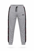 LACOSTE PANTALONI TRACK STREETWEAR GRIGIO UOMO PRE OWNED XL