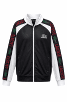 LACOSTE TRACK JACKET SPORTY NERO UOMO PRE OWNED M
