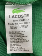 LACOSTE Ζακέτα Φούτερ Track Jacket με Λογότυπο στις Μανίκες Πράσινη/Κόκκινη UNISEX S