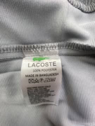 LACOSTE TRACK TOP SWEATSHIRT LOGO TAPE GREY/BLACK MEN'S XXXL
