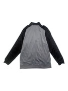 LACOSTE TRACK TOP SWEATSHIRT LOGO TAPE GREY/BLACK MEN'S XXXL