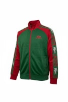 LACOSTE ΖΑΚΕΤΑ LOGO ΤΑΙΝΙΕΣ ΠΡΑΣΙΝΟ/ΚΟΚΚΙΝΟ UNISEX XL