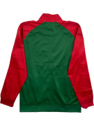 LACOSTE ΖΑΚΕΤΑ LOGO ΤΑΙΝΙΕΣ ΠΡΑΣΙΝΟ/ΚΟΚΚΙΝΟ UNISEX XL
