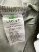 LACOSTE ΖΑΚΕΤΑ TRACK JACKET ΜΕ ΦΕΡΜΟΥΑΡ ΓΚΡΙ ΜΑΥΡΟ ΑΝΔΡΙΚΗ 3XL