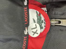 LACOSTE GIACCA TRACK SPORTIVA ROSSO NERO UOMO PRE OWNED XL