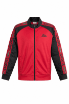 LACOSTE GIACCA TRACK SPORTIVA ROSSO NERO UOMO PRE OWNED XL