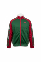 LACOSTE ΖΑΚΕΤΑ TRACK TOP LOGO TAPE ΠΡΑΣΙΝΟ-ΚΟΚΚΙΝΟ ΑΝΔΡΙΚΗ XXXL