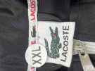 LACOSTE TRACK JACKET LOGO BLACK MEN PRE OWNED XXL