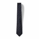 LANVIN PARIS CRAVATTA CLASSICA BLU NAVY UOMO PRE OWNED