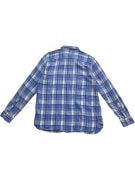 LAUREN RALPH LAUREN Denim Plaid Casual Shirt Blue/White Women M
