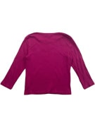 Lauren Ralph Lauren Μπλούζα Μακρυμάνικη Ribbed Casual Logo Φούξια Γυναικεία M