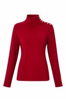 LAUREN RALPH LAUREN TOP MONOCROMATICO ROSSO DONNA PRE OWNED M