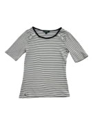 LAUREN RALPH LAUREN ΜΠΛΟΥΖΑ ΡΙΓΕ NAUTICAL STYLE ΜΕ ΚΕΝΤΗΤΟ ΛΟΓΟΤΥΠΟ ΛΕΥΚΟ/ΜΠΛΕ ΓΥΝΑΙΚΕΙΑ SMALL